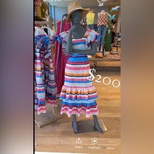 Anthropology multicolor dress